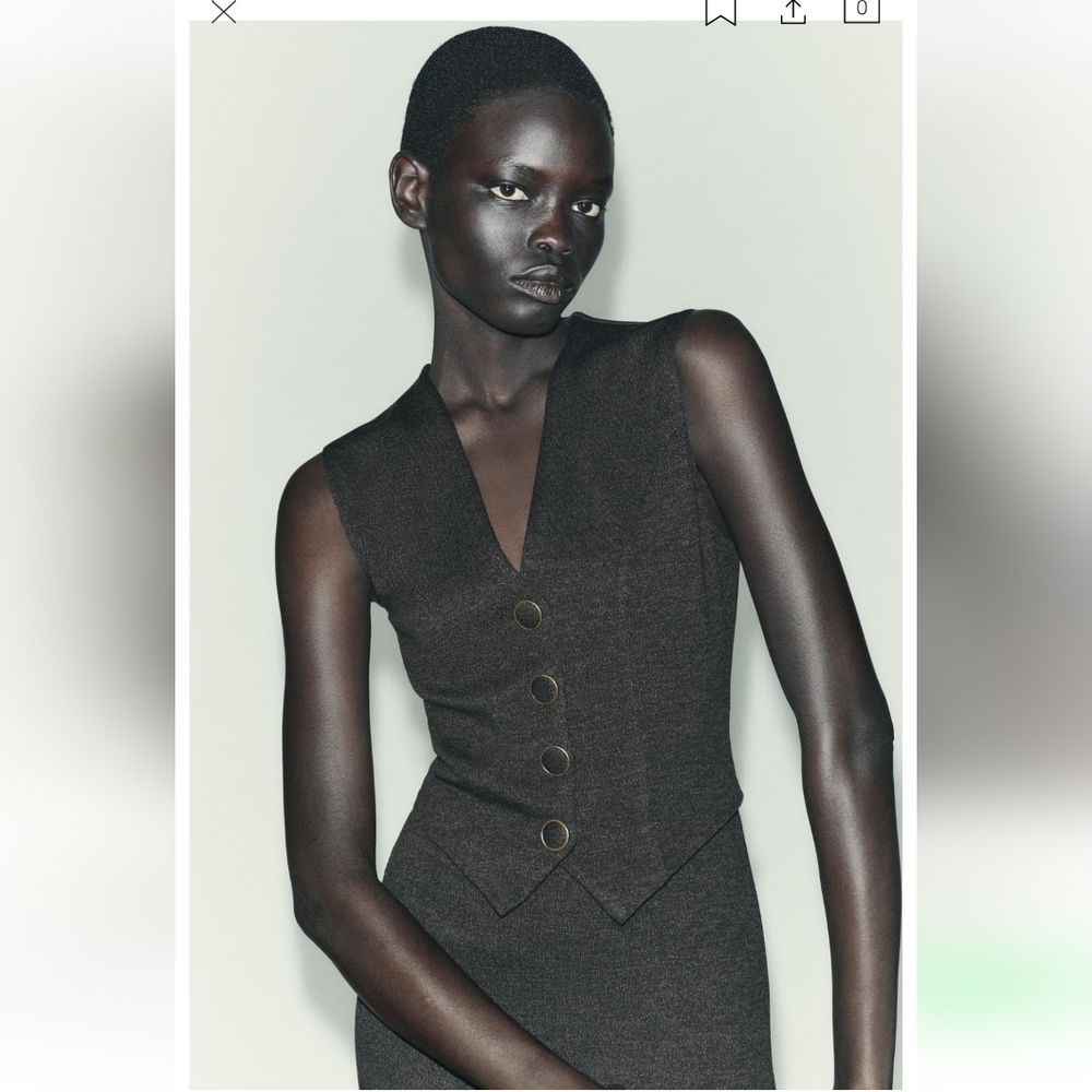Zara Black Midi Dress